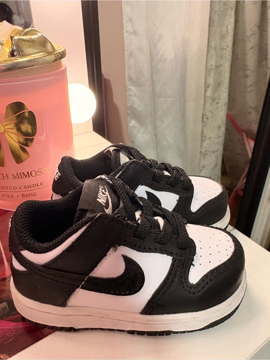 Nike Other - Nike Kids Black and White Low-Top Sneakers with Swoosh